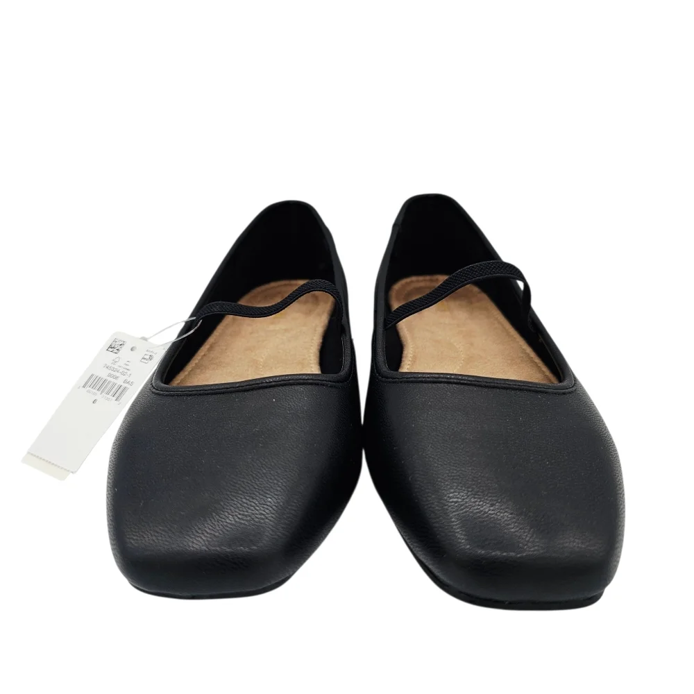 Old Navy #745324 Black Mary Jane Square-Toe Ballet Flats NWT - Picture 7 of 10